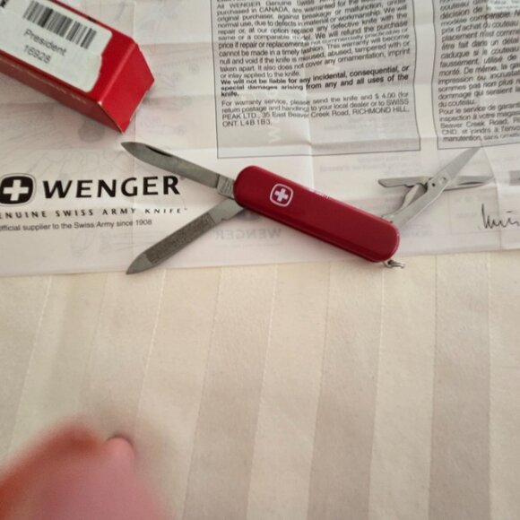 RARE !! Genuine Wenger Swiss Army Knife "President" 16928 - Picture 3 of 5
